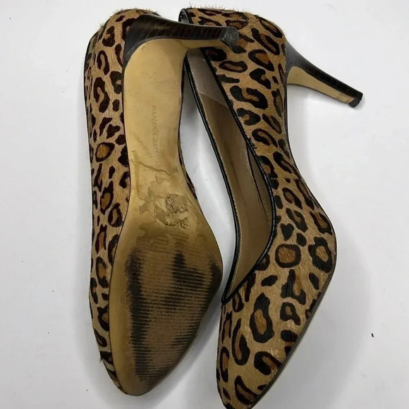 Banana Republic Calf Hair Leopard Ivonne Pumps Sz 6 - Picture 6 of 6